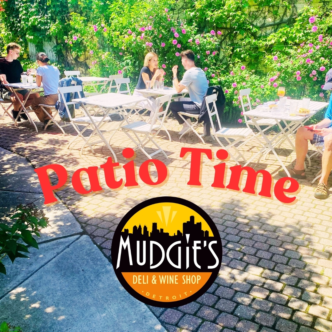 Mudgie's patio